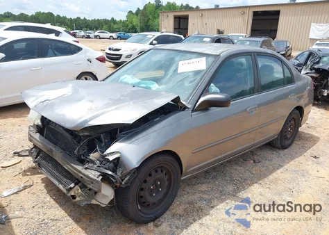 2004 Honda Civic Lx z USA, uszkodzony, nr VIN 2HGES16514H546785